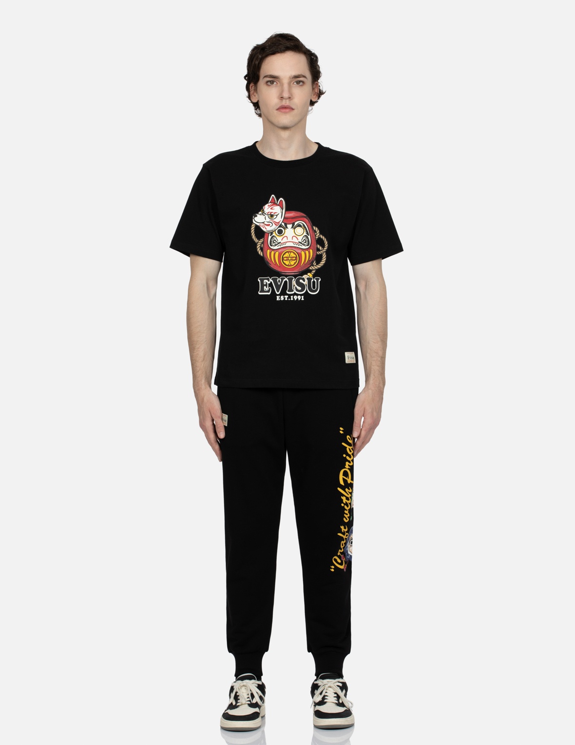 HYOTTOKO FESTIVAL PRINT REGULAR FIT SWEATPANTS - 5