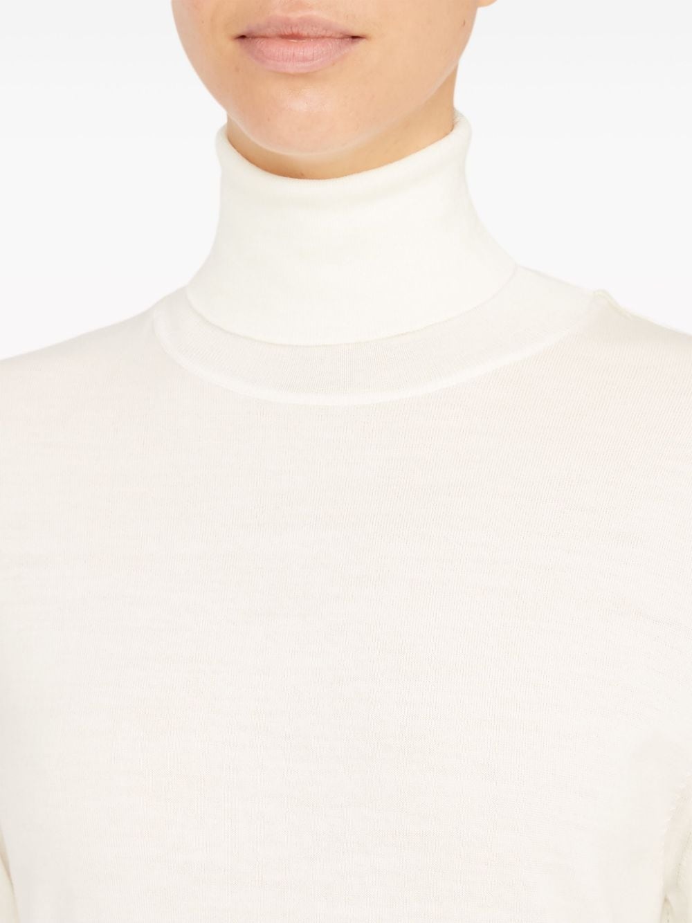 high-neck merino-wool jumper - 7
