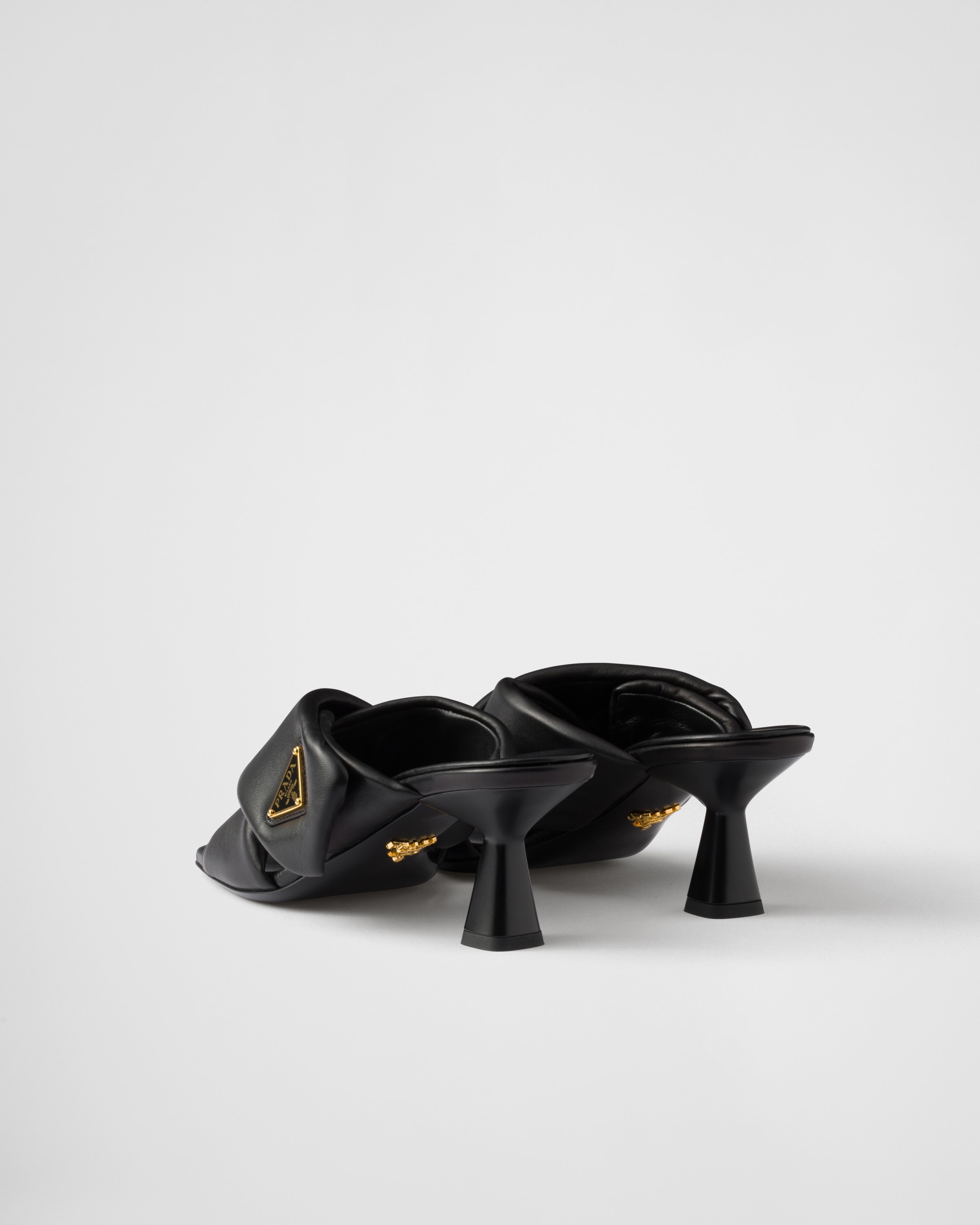 Padded nappa leather sandals - 4