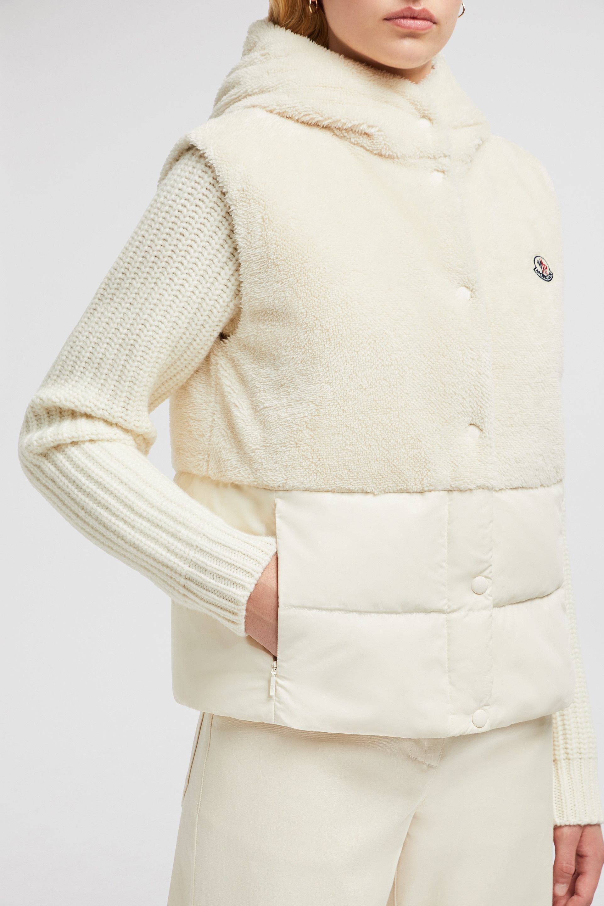 Floy Teddy Hooded Down Vest - 6