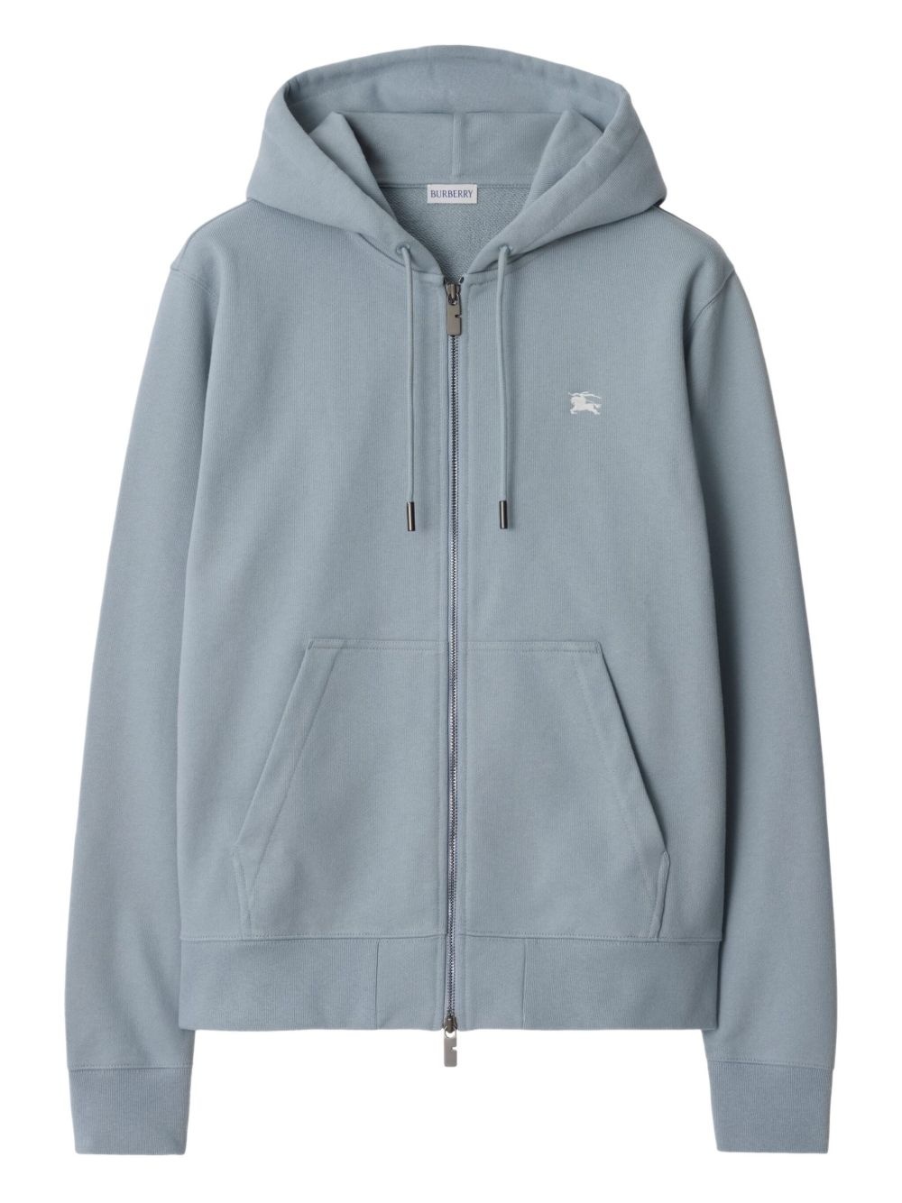 Knight Stamp cotton zip-up hoodie - 1