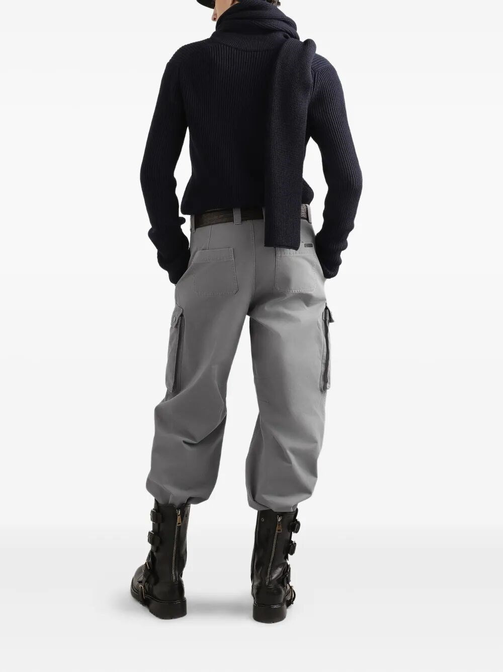 Zip Long Sleeve Mock-Neck Sweater - 4