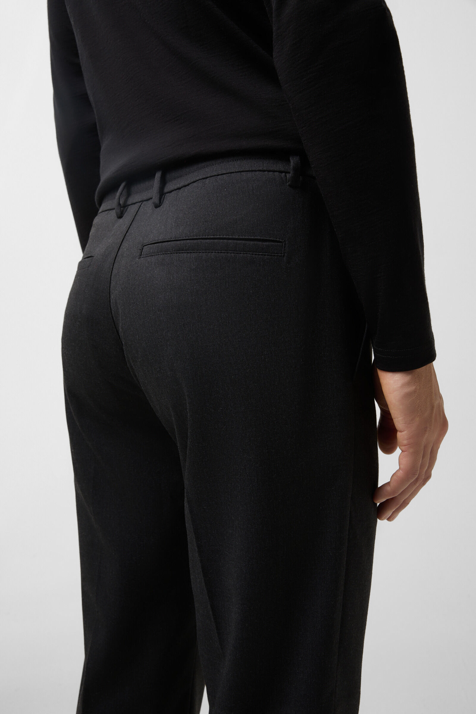 Pleated trousers Marcus in Anthracite - 5