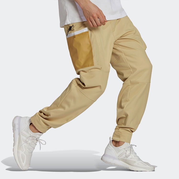 adidas originals G Outd Cargo P Contrasting Colors Pocket Loose Cargo Sweatpants H09350 - 3