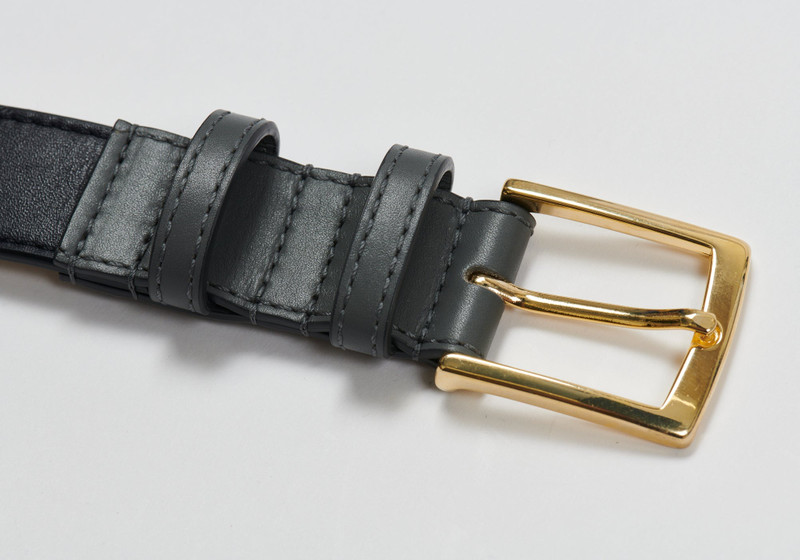 PAL-M-GRAM LEATHER BELT MIDNIGHT BLUE 5