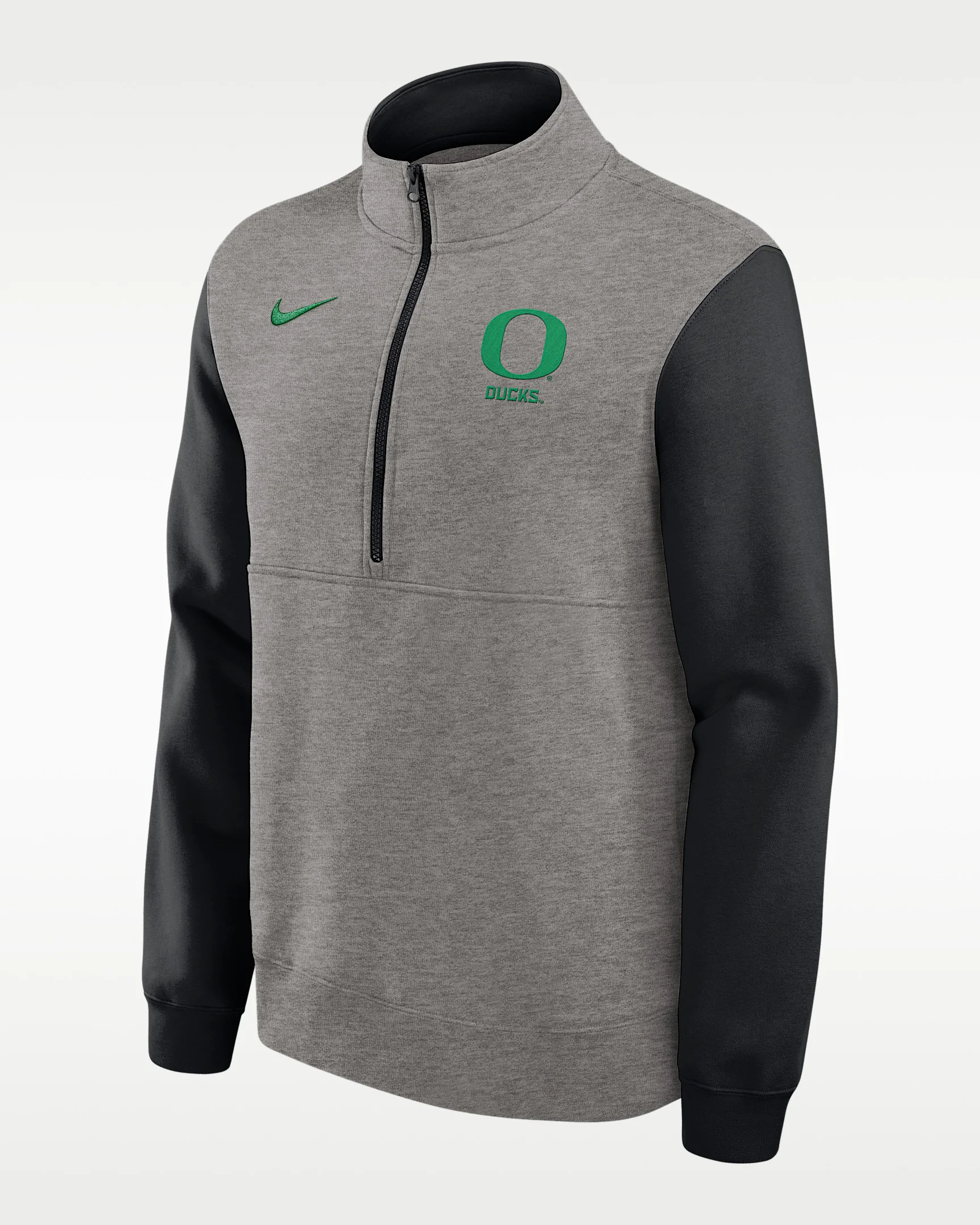 Oregon Club Men's Nike College 1/2-Zip Crew - 1