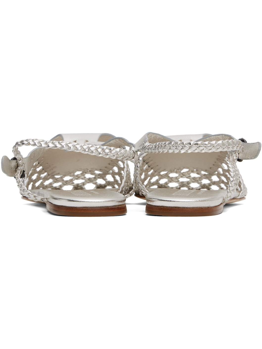 Silver Reixa Metallic Sandals - 2