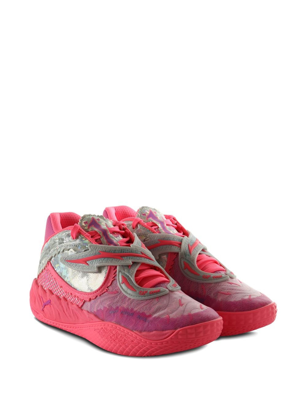wing-embellished sneakers - 2