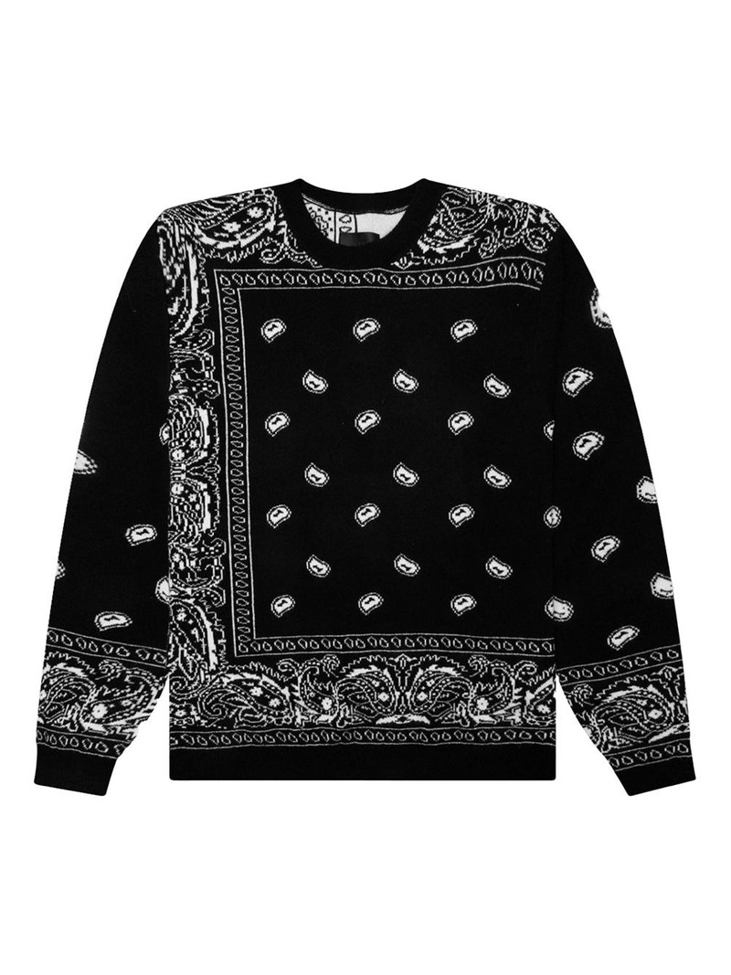 paisley-pattern sweater 1