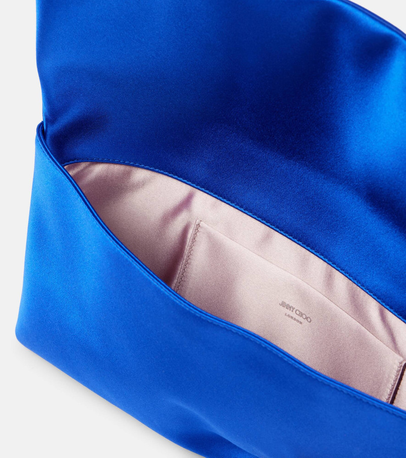Zandra Small embellished satin clutch 3