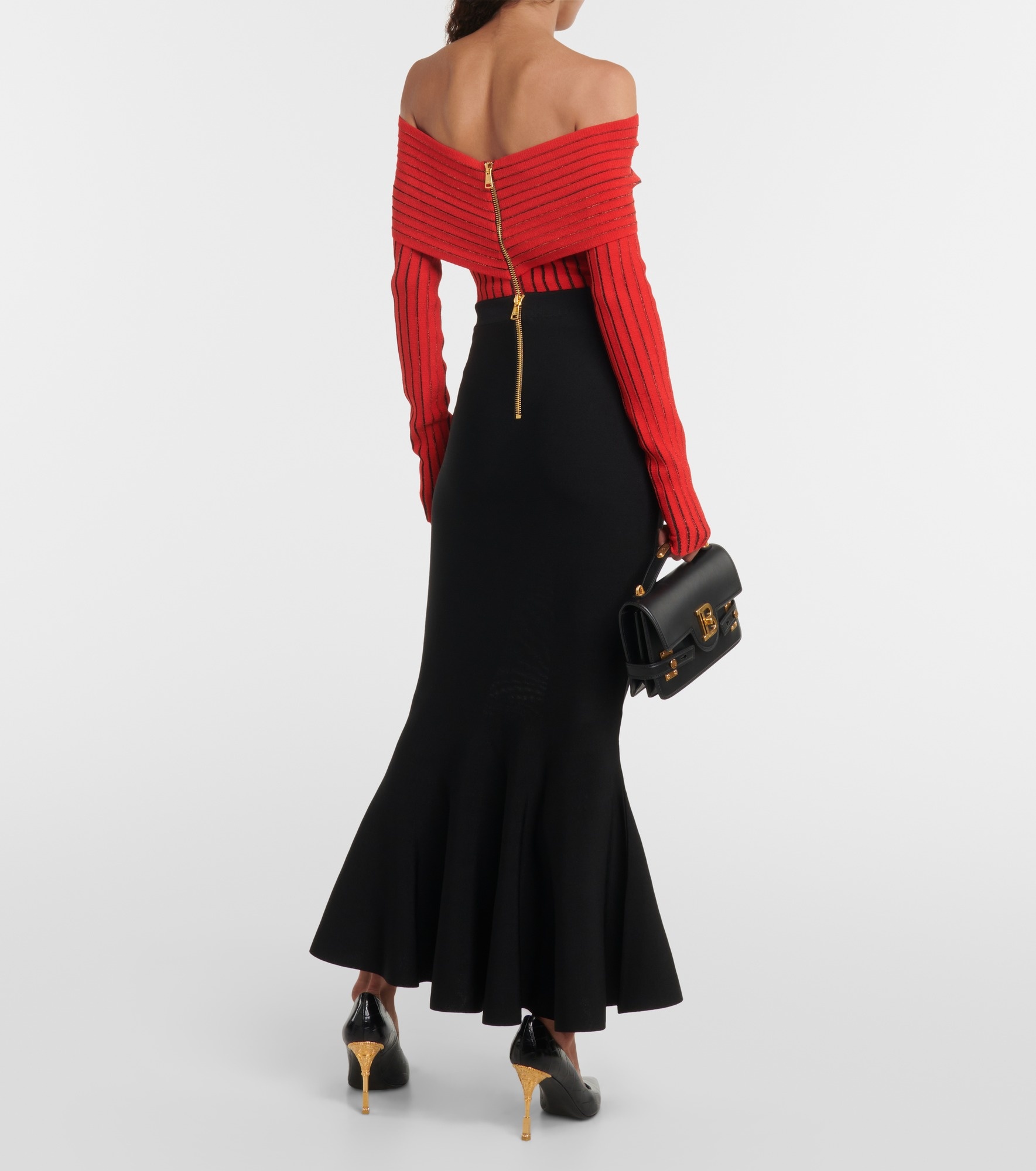 High-rise maxi skirt - 3