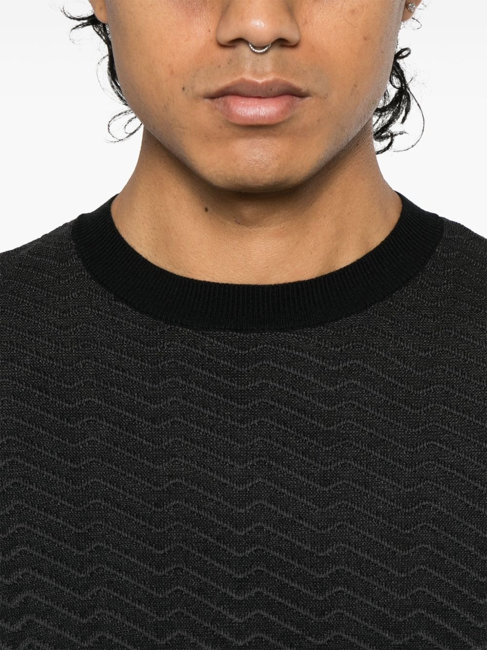textured sweater - 5