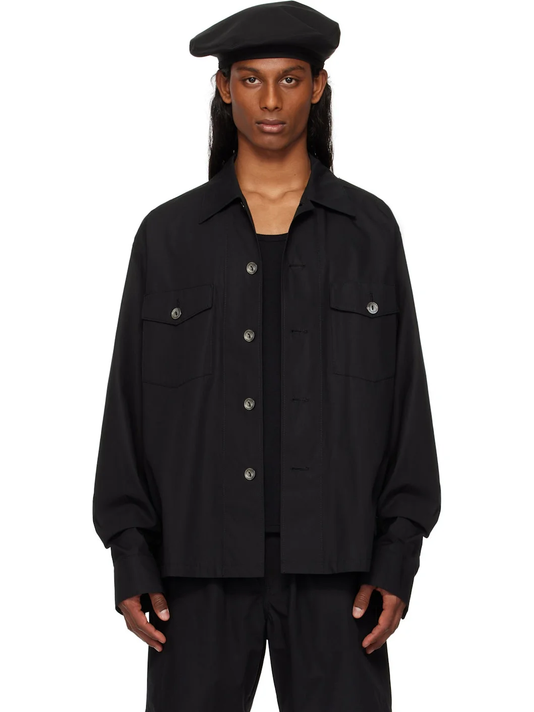 Black Smokey Type 01 Overshirt - 1