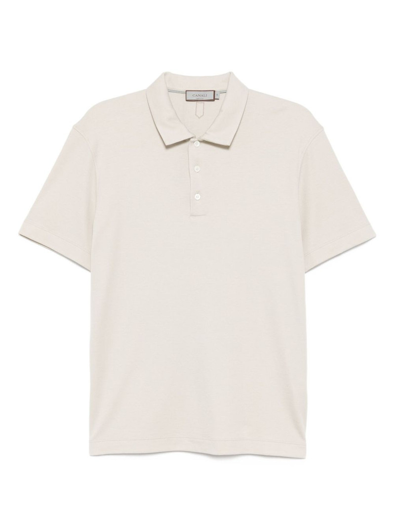 cotton-blended polo shirt 1