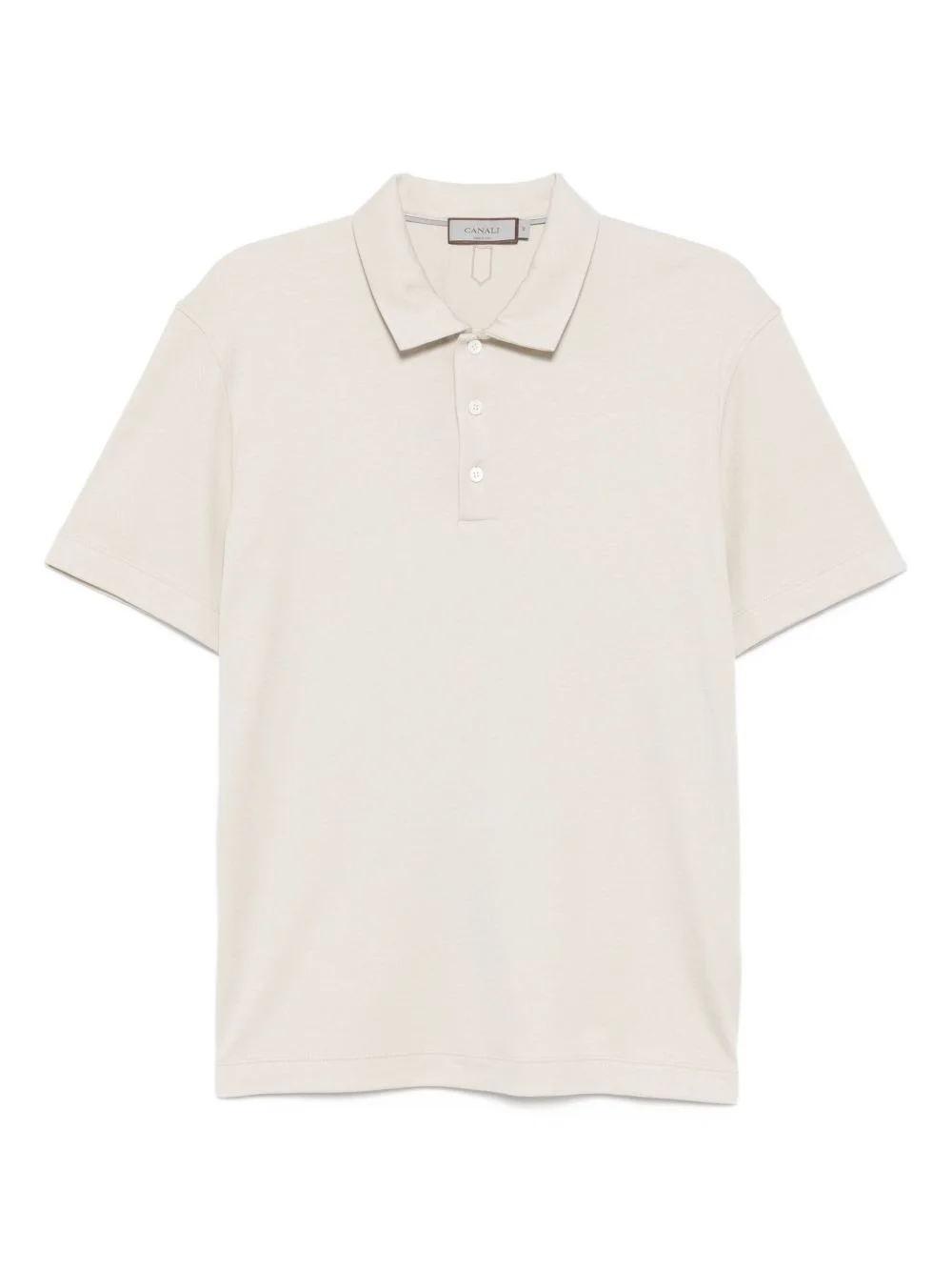 cotton-blended polo shirt - 1