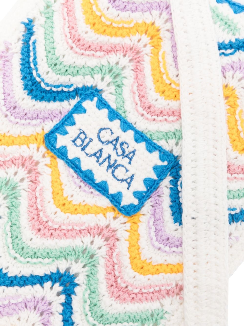 wavy crochet cross body bag - 3