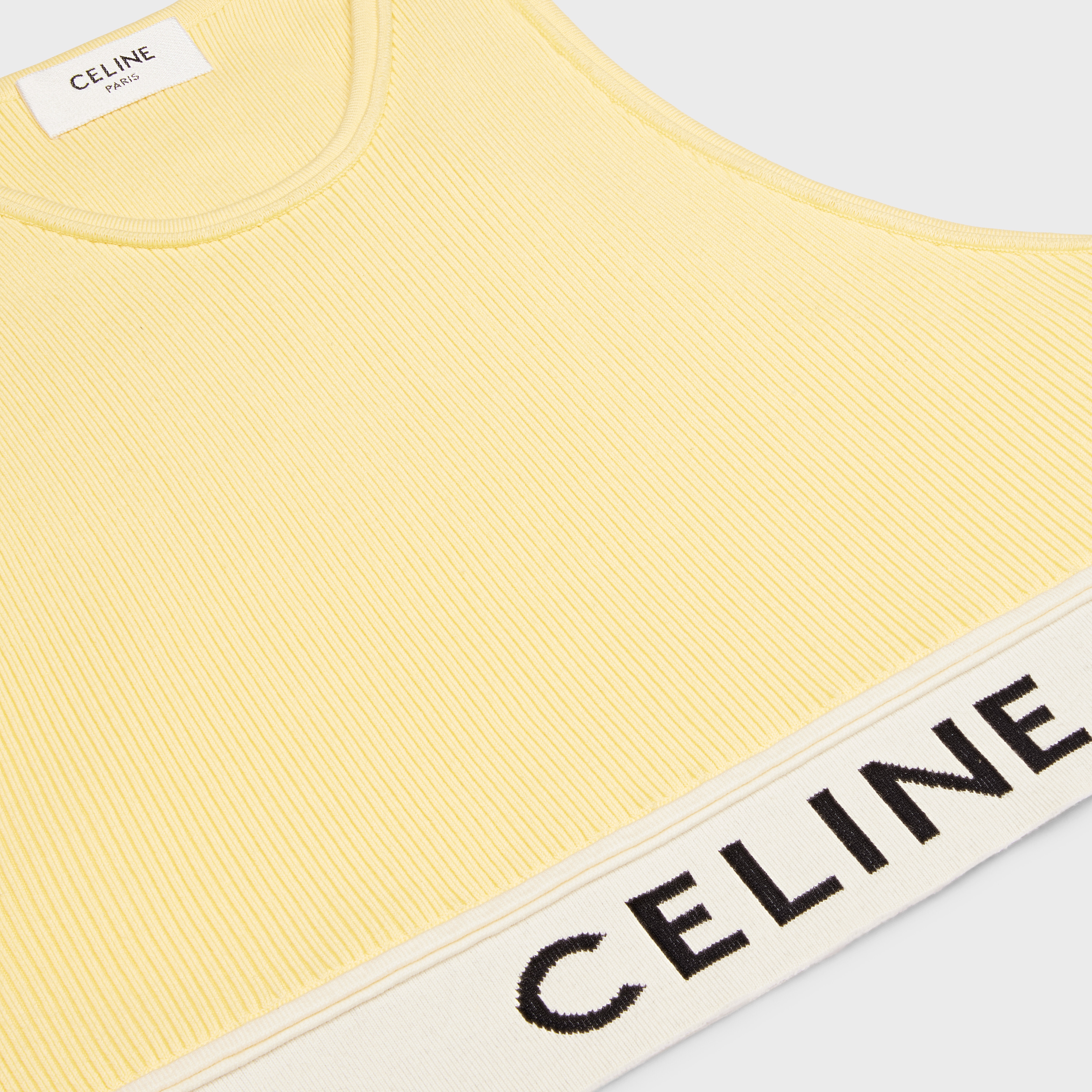 CELINE SPORTS BRA IN ATHLETIC KNIT - 3