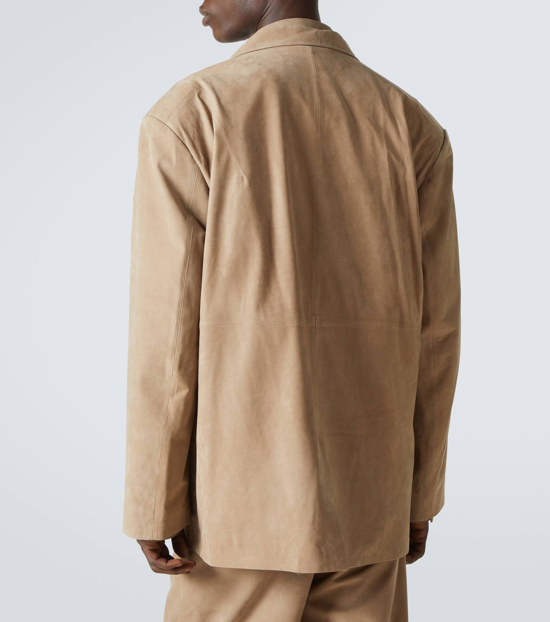 Suede blazer - 4