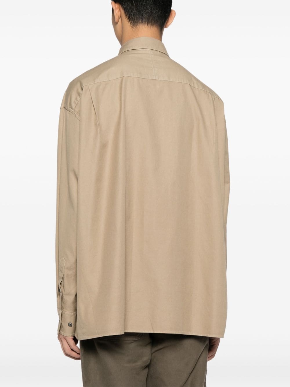 Destroyed Illusion cotton shirt - 4