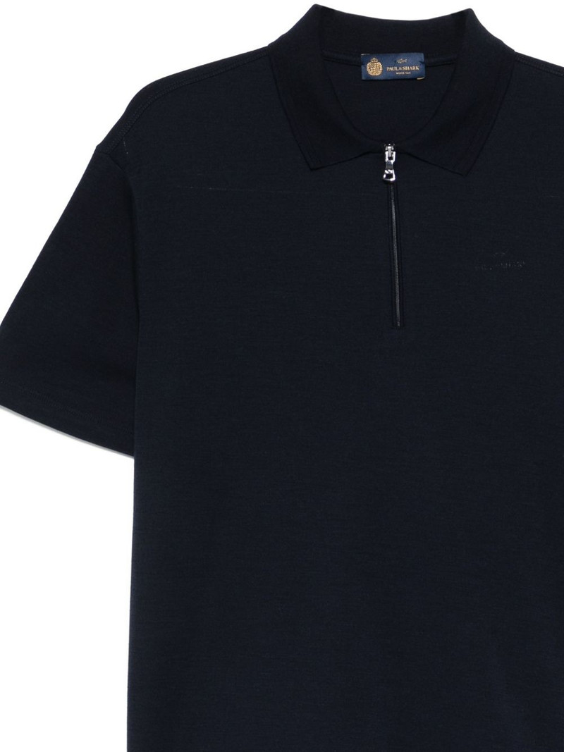 zip-neck polo shirt 3