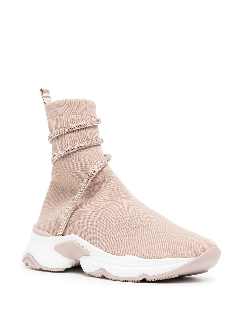 wraparound-strap sock sneakers - 2