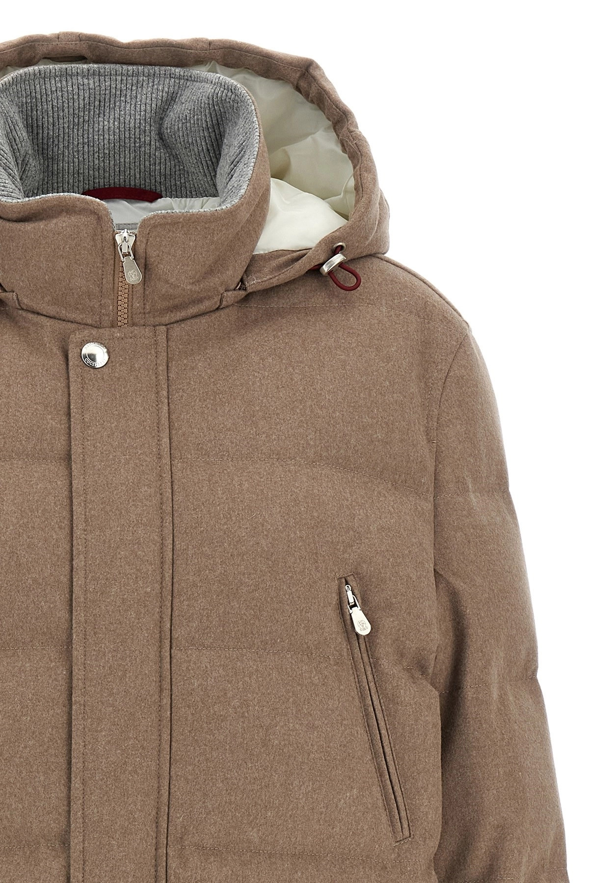 Flannel down jacket - 4