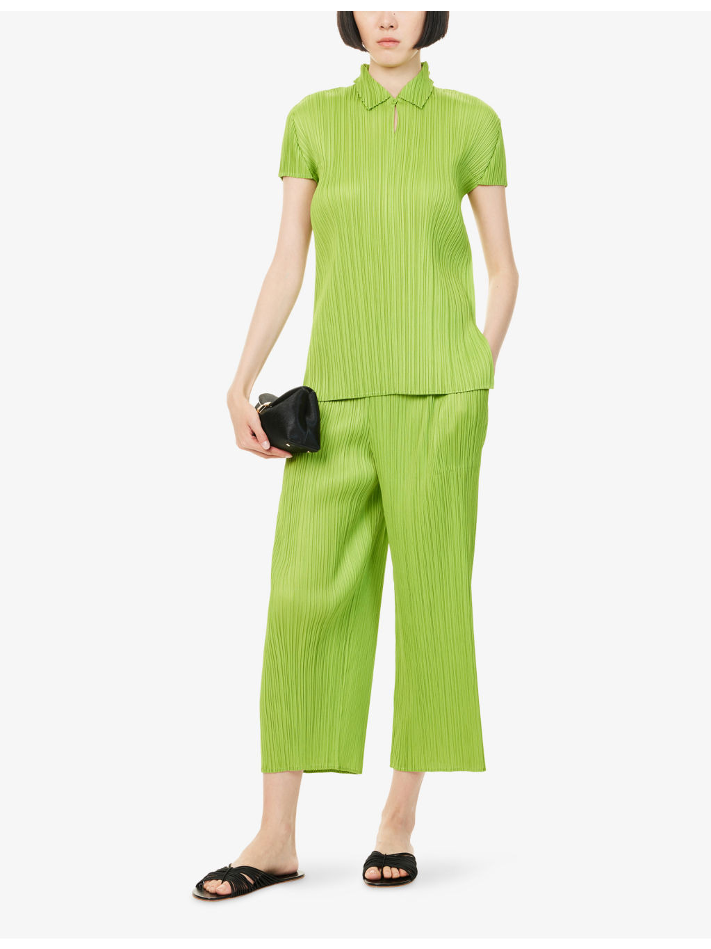 Monthly Colors August Straight-Leg Knitted Culottes - 2