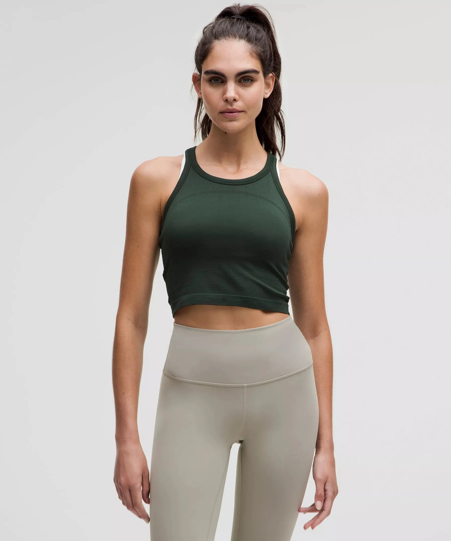 Swiftly Tech Cropped Racerback Tank Top 2.0 - 1