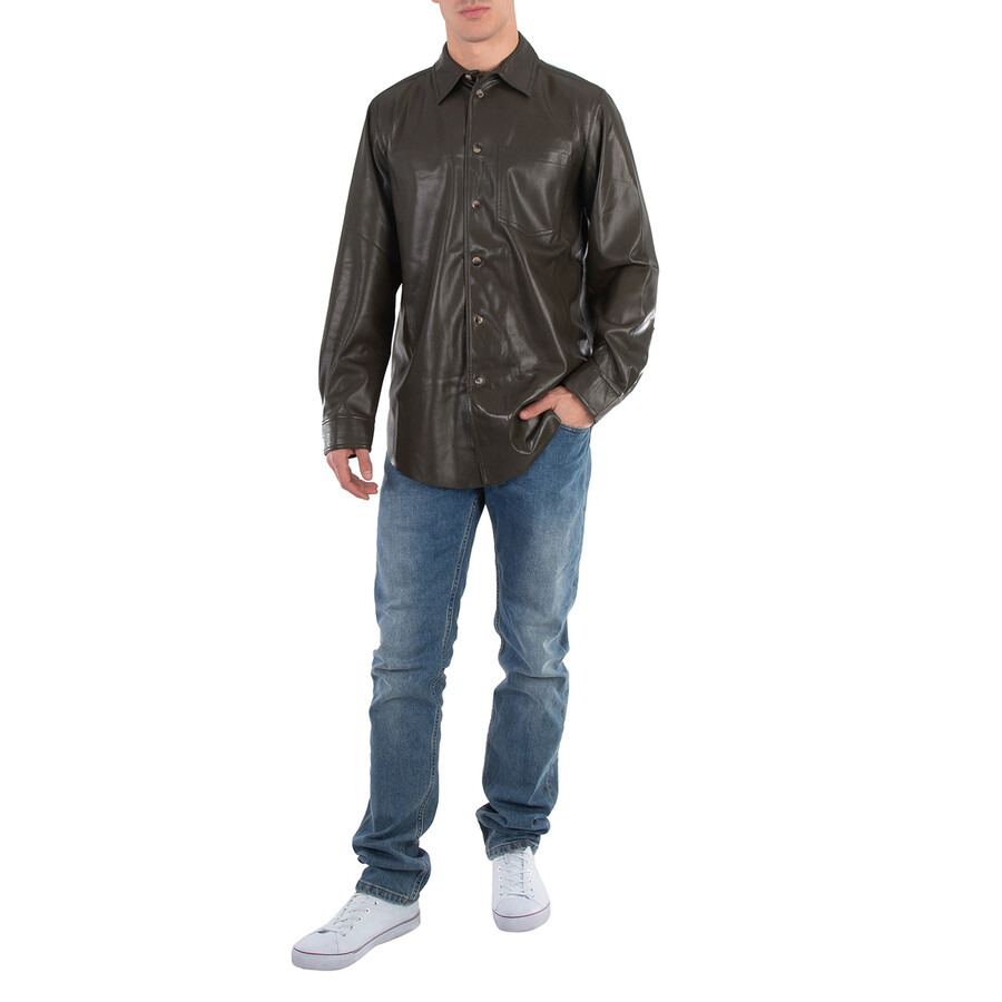 Nanushka Soil Landis Alt-Leather Shirt - 4