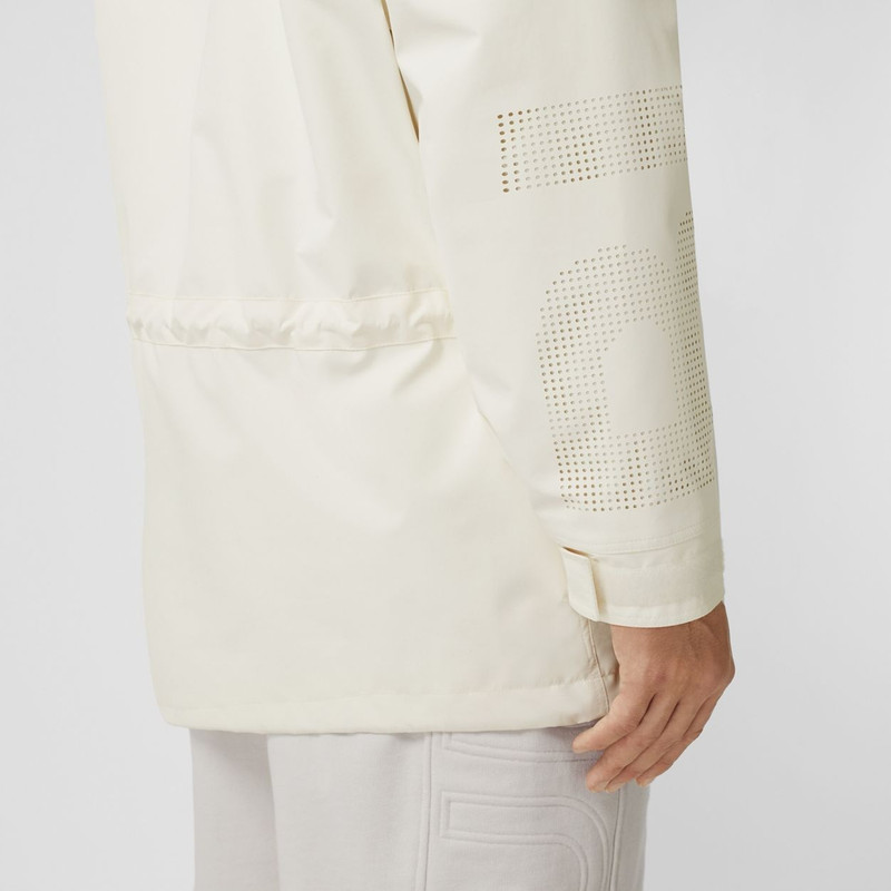 Perforated Logo Technical Oversized Parka 5
