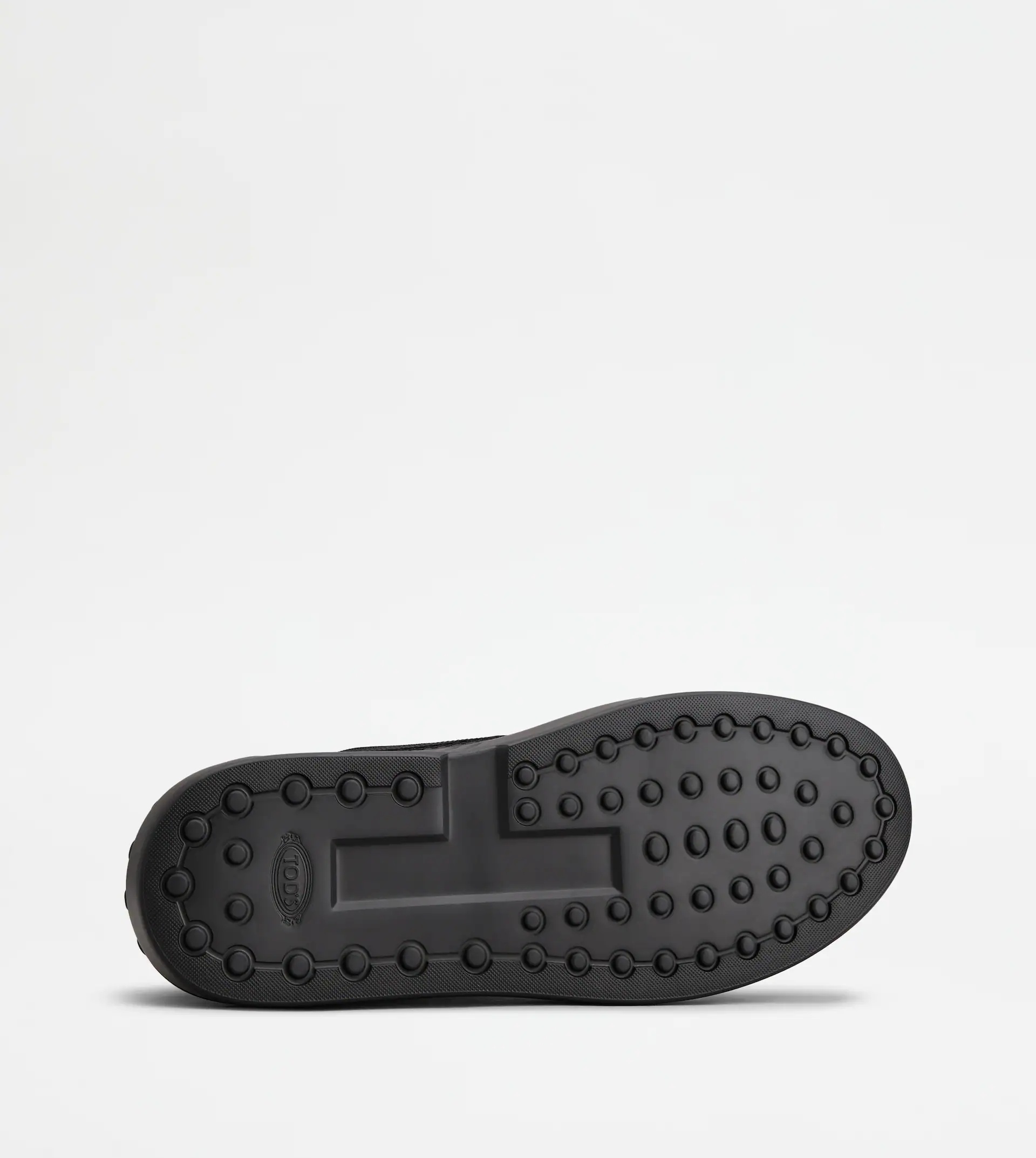 NO_CODE X SLIP-ON SHOES IN TECHNICAL FABRIC AND LEATHER - BLACK - 4