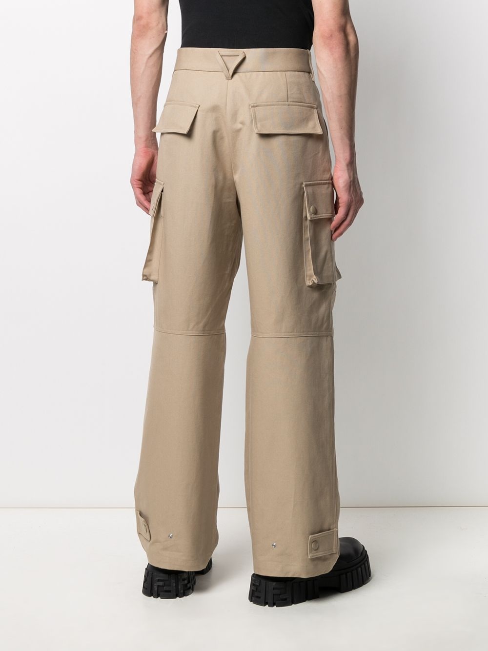 flap-pocket trousers - 4