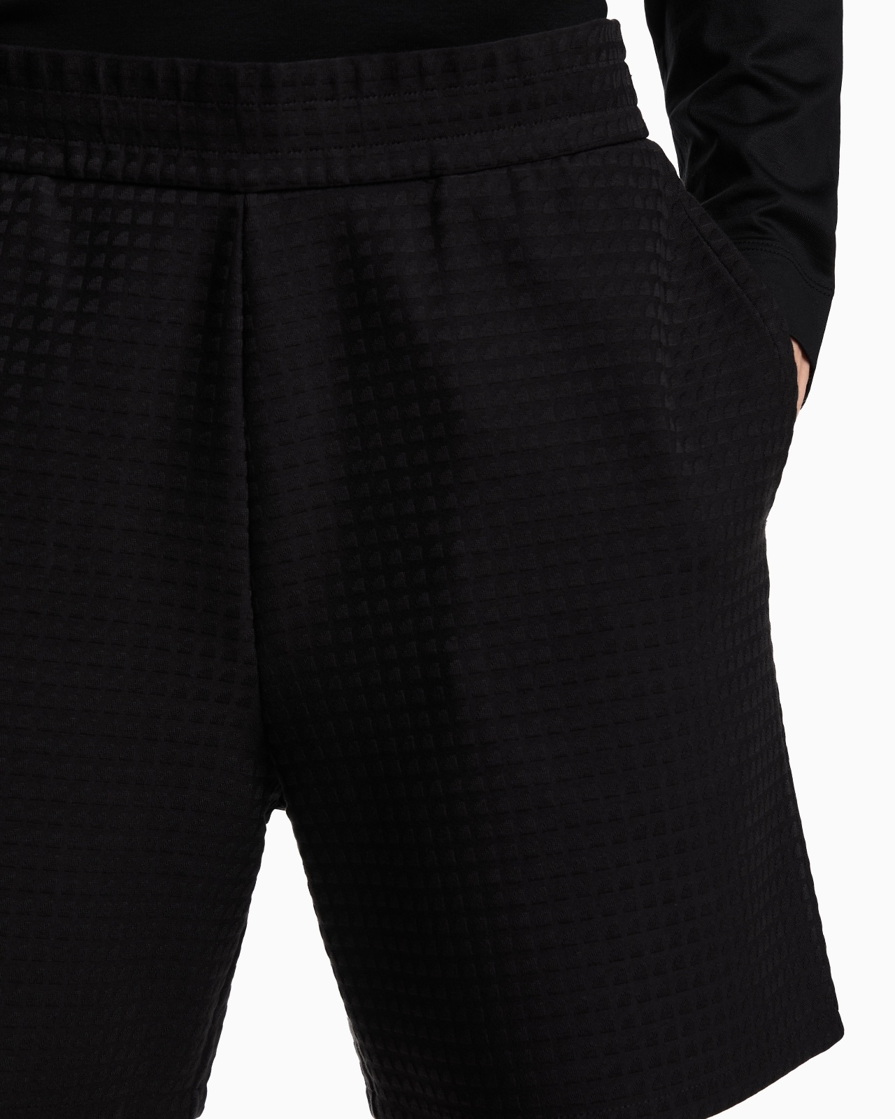ASV LYOCELL-BLEND JACQUARD JERSEY BERMUDA SHORTS - 4