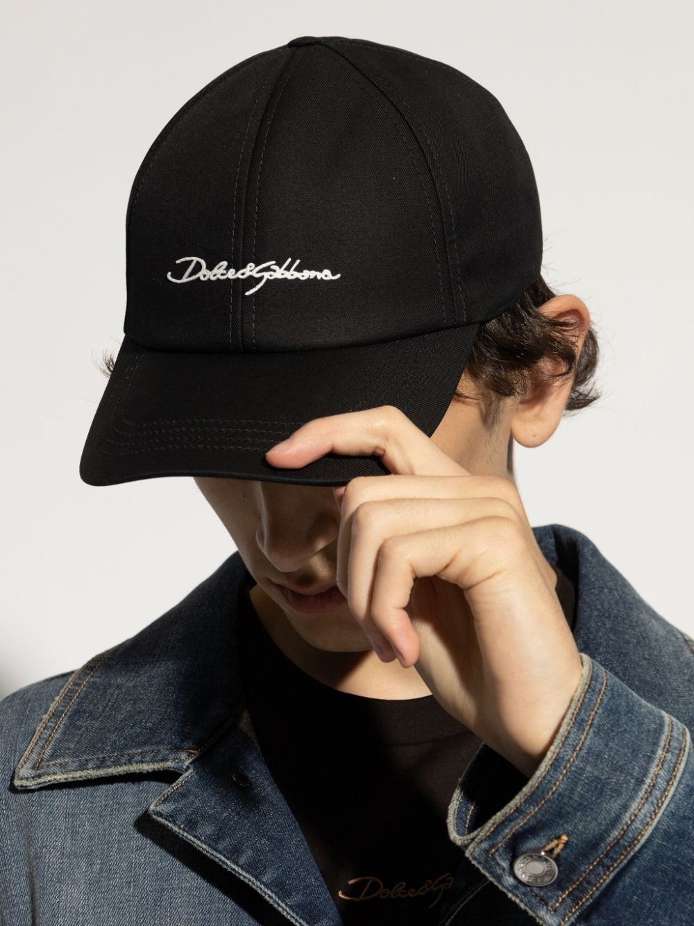 logo-appliquÃ© cotton baseball cap - 2