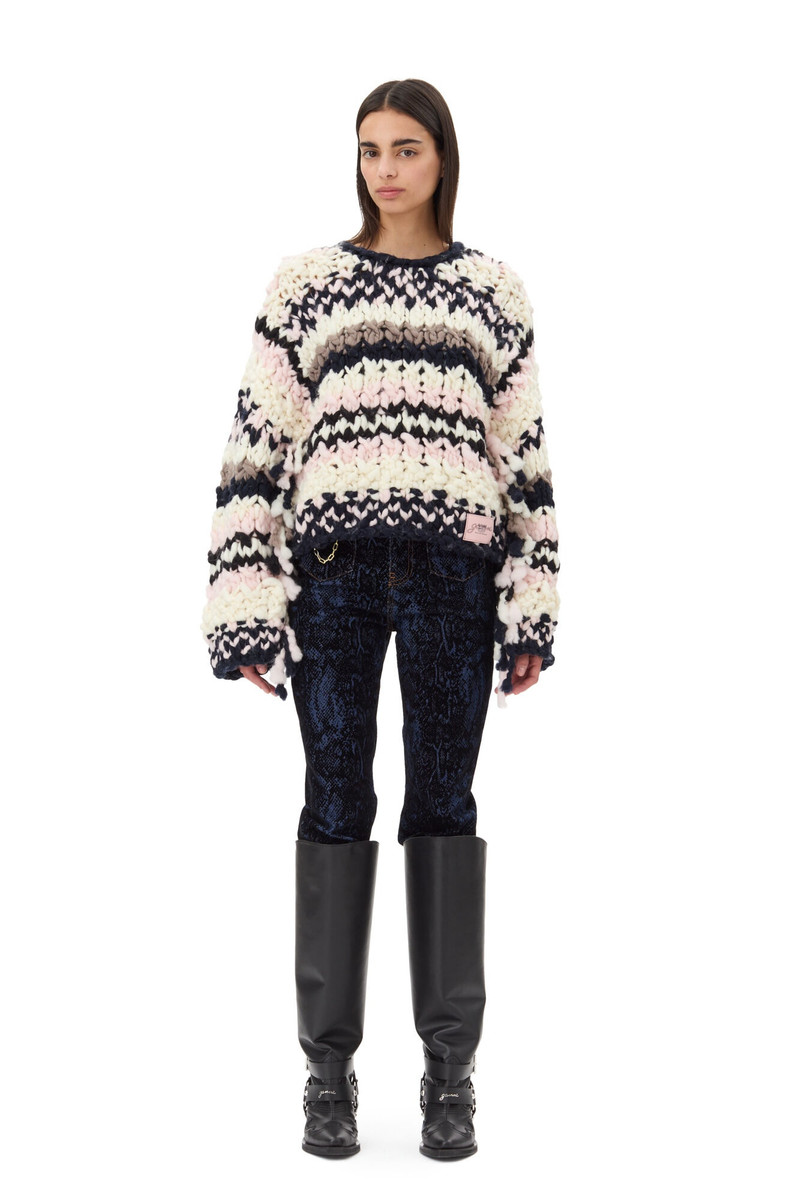 MULTICOLOR HAND-KNIT SWEATER 3