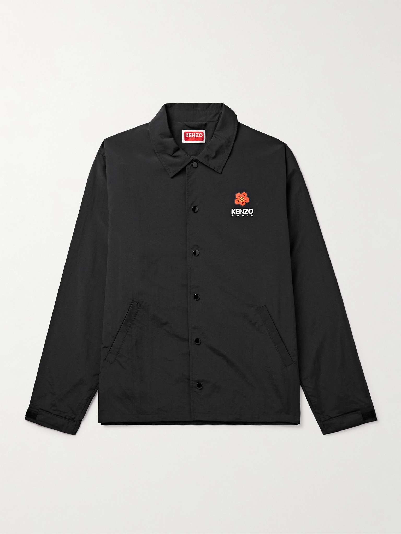 Boke Logo-Print Shell Overshirt - 1