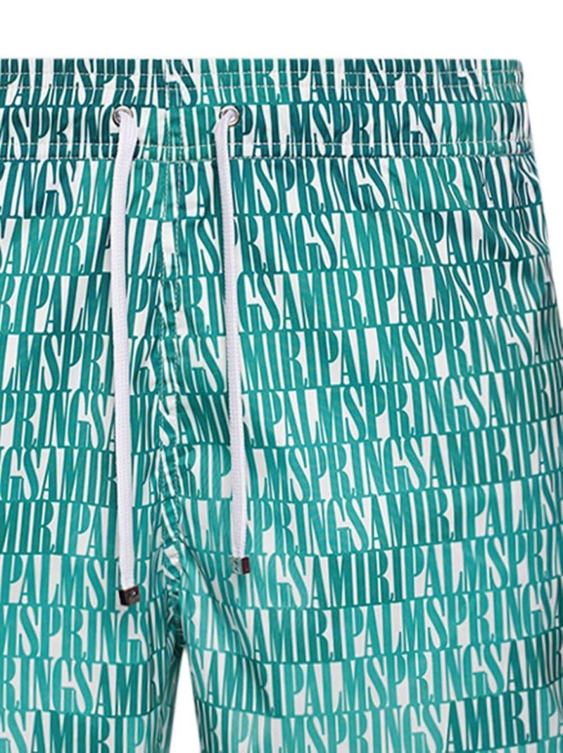 AMIRI x Palm Springs graphic-print swim shorts outlook