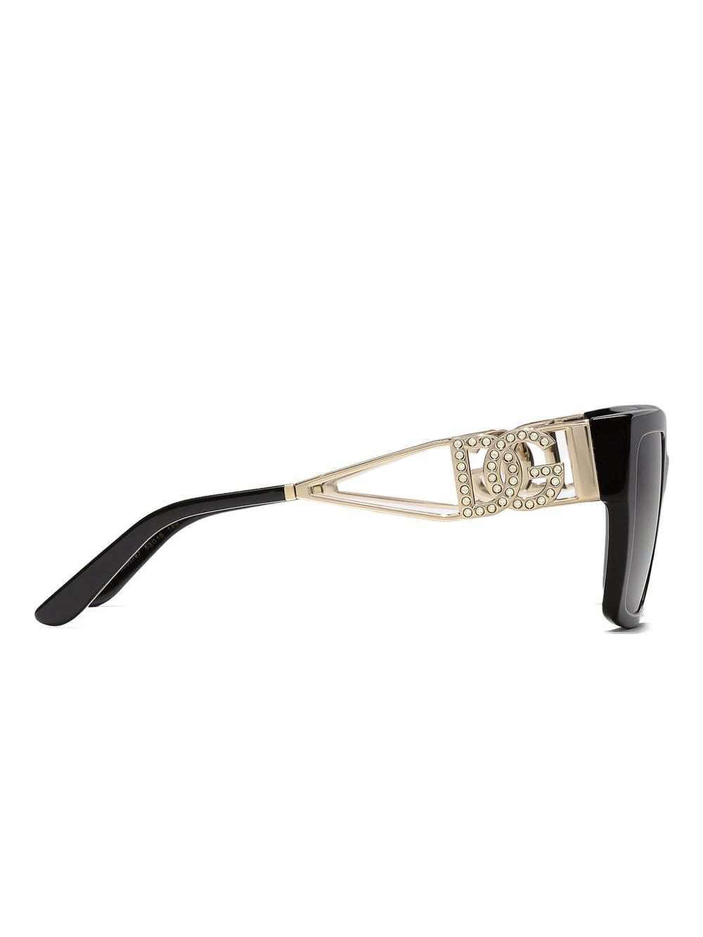 embellished square-frame sunglasses - 4