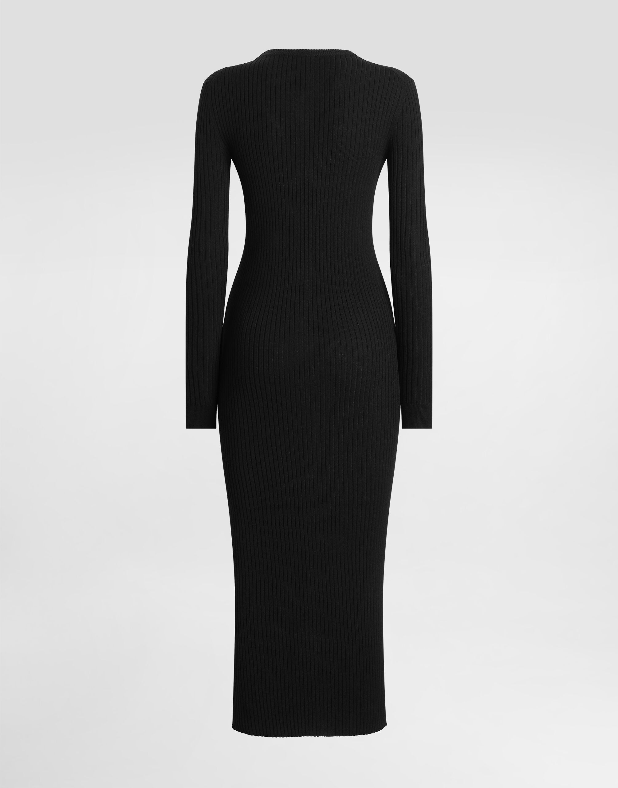 Long ribbed wool cardigan - 7
