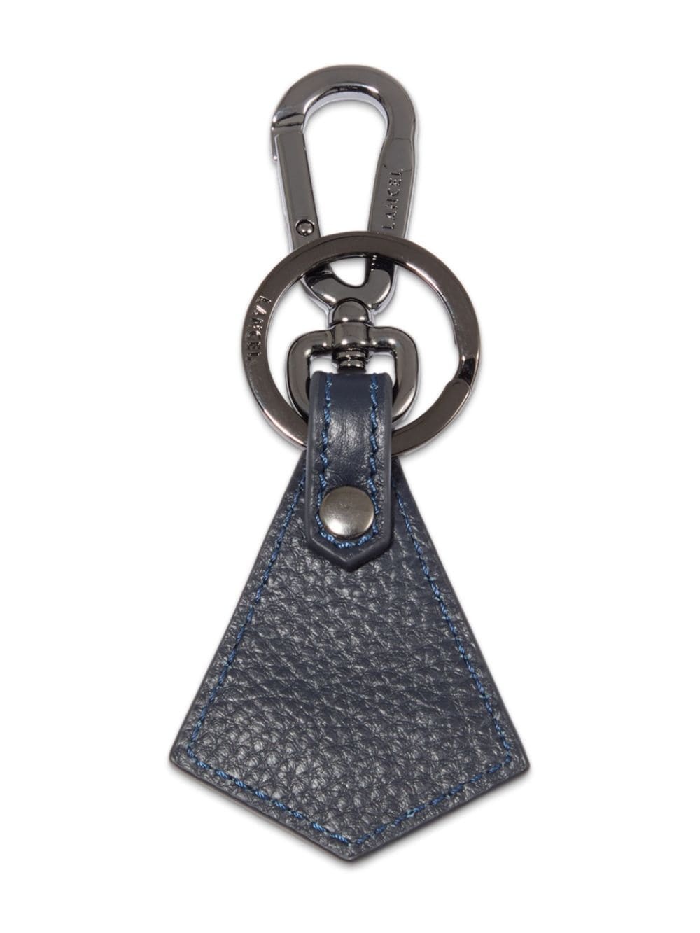 pyramid leather keyring - 2