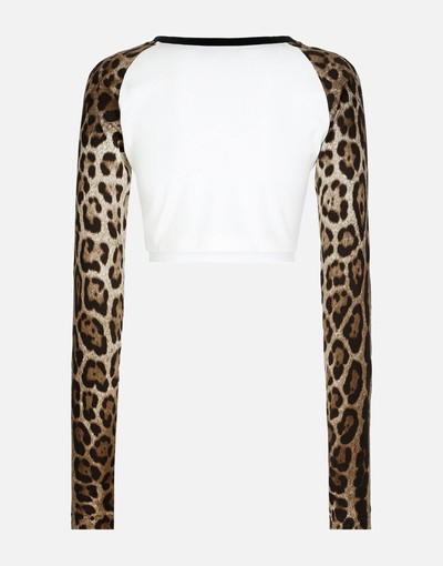 Dolce & Gabbana Long-sleeved T-shirt with Dolce&Gabbana logo outlook
