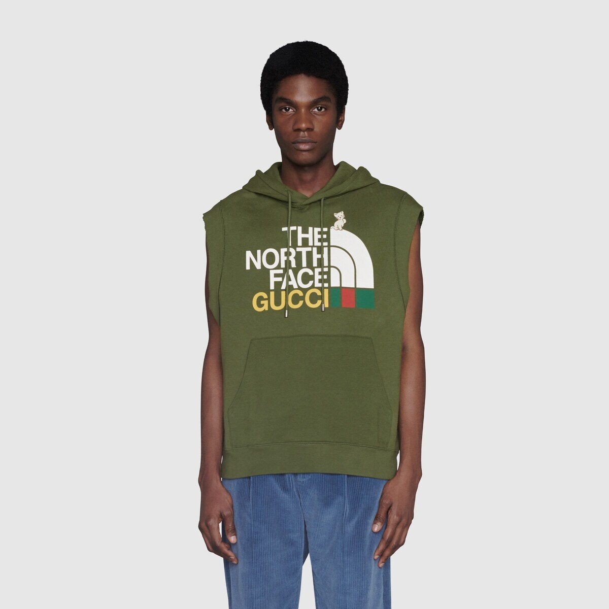 The North Face x Gucci sleeveless sweatshirt - 3