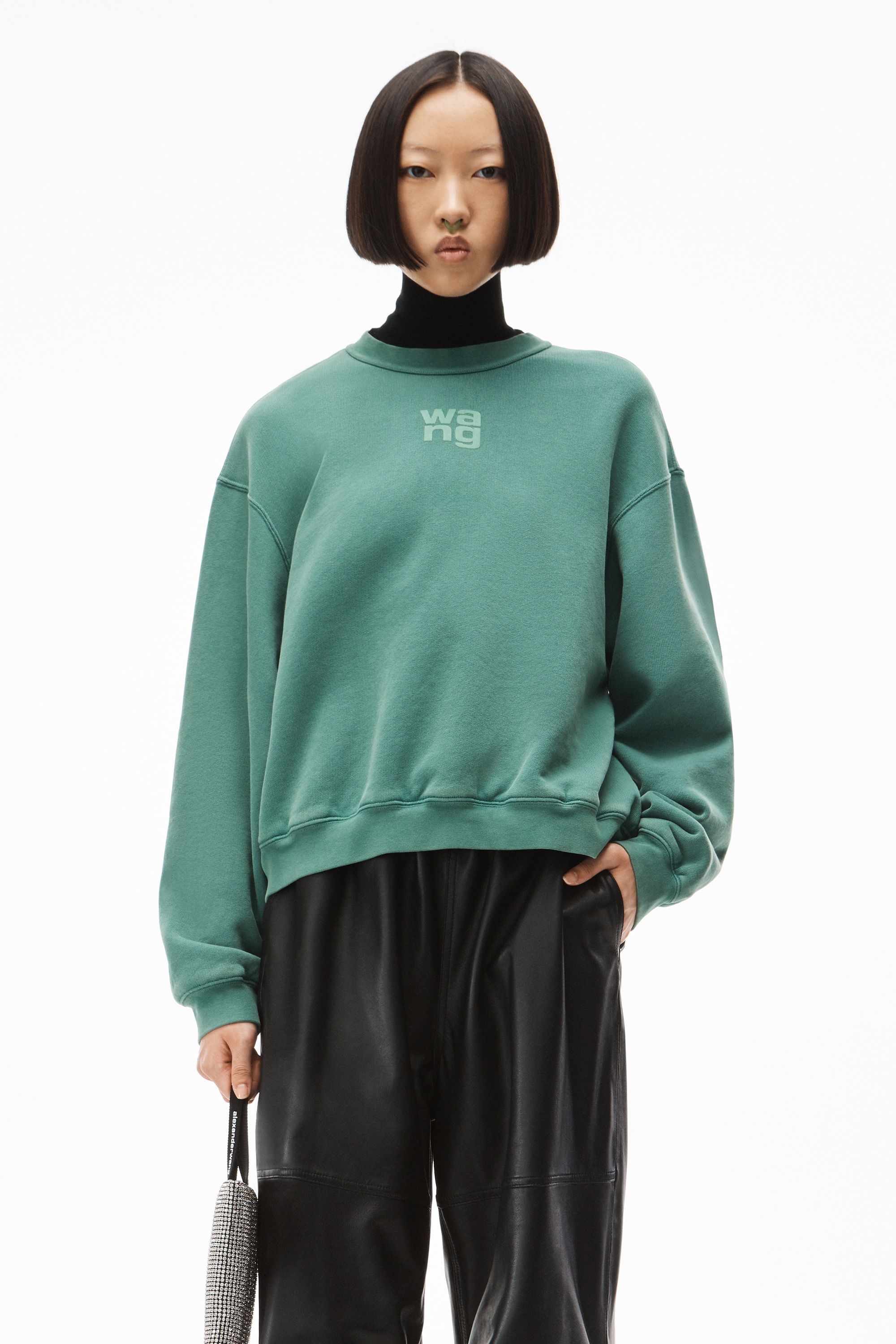 PUFF LOGO SWEATSHIRT IN STRUCTURED TERRY - 2