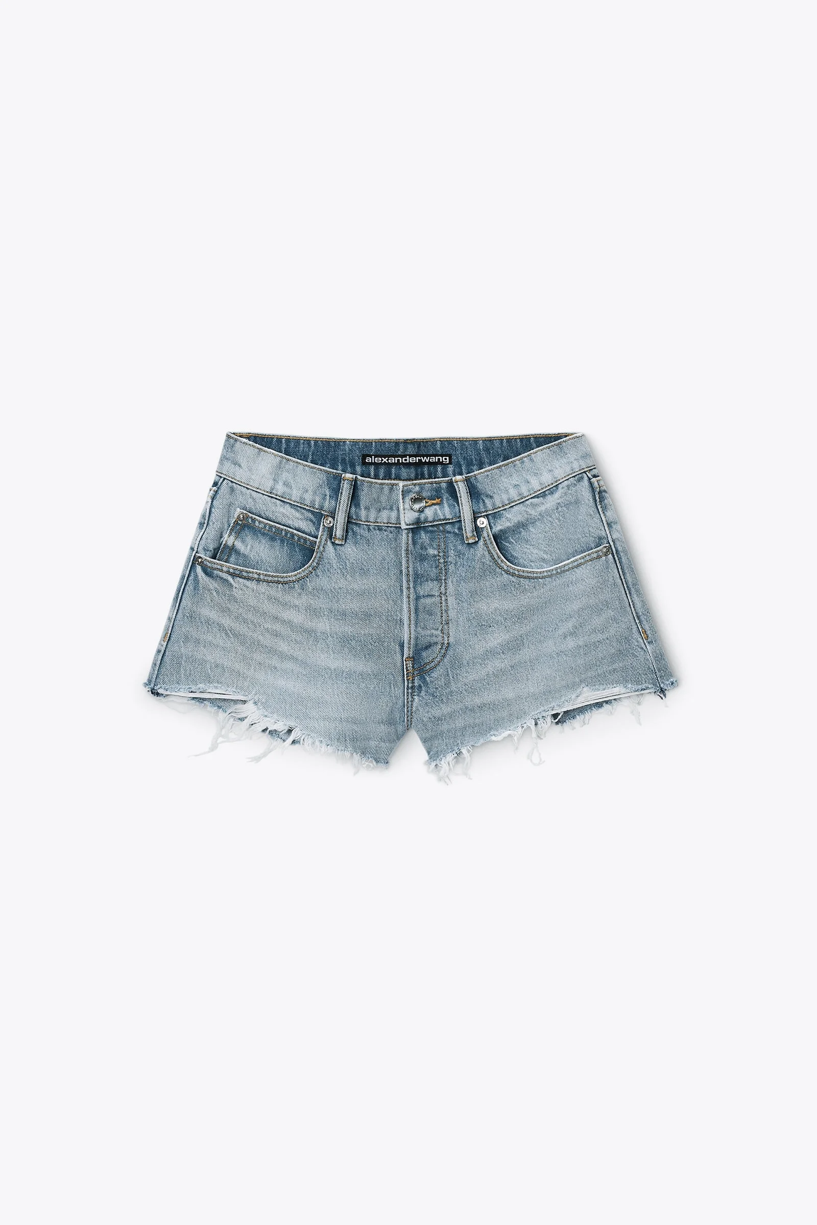 crystal hotfix logo pocket relaxed short - 1