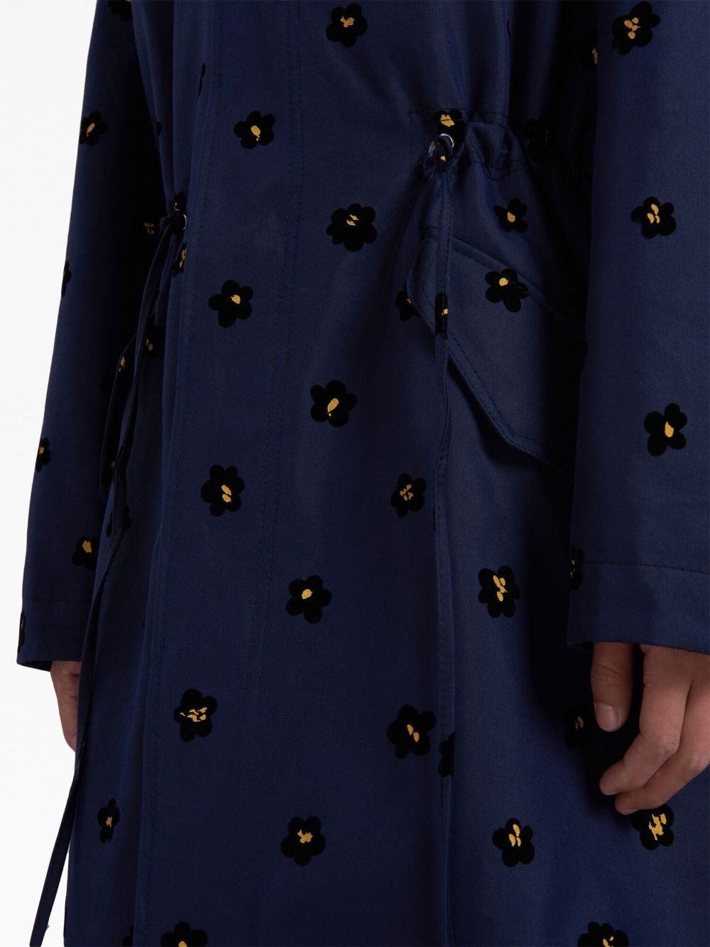 floral-print parka - 6