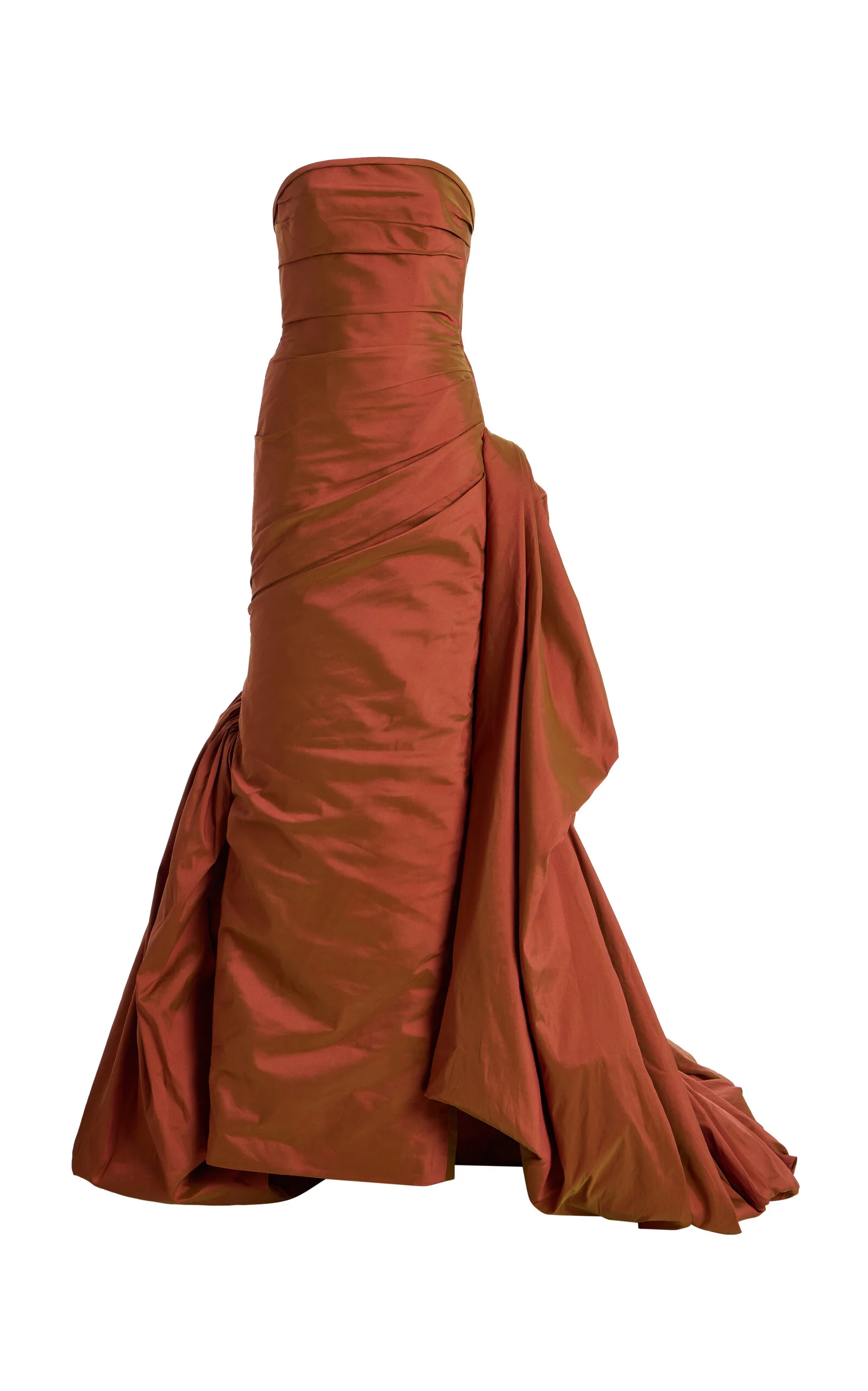 Strapless Ball Gown orange - 1