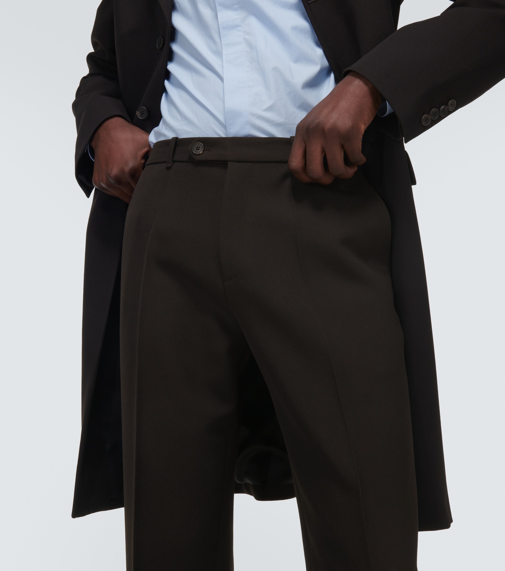Seth wool straight pants - 5