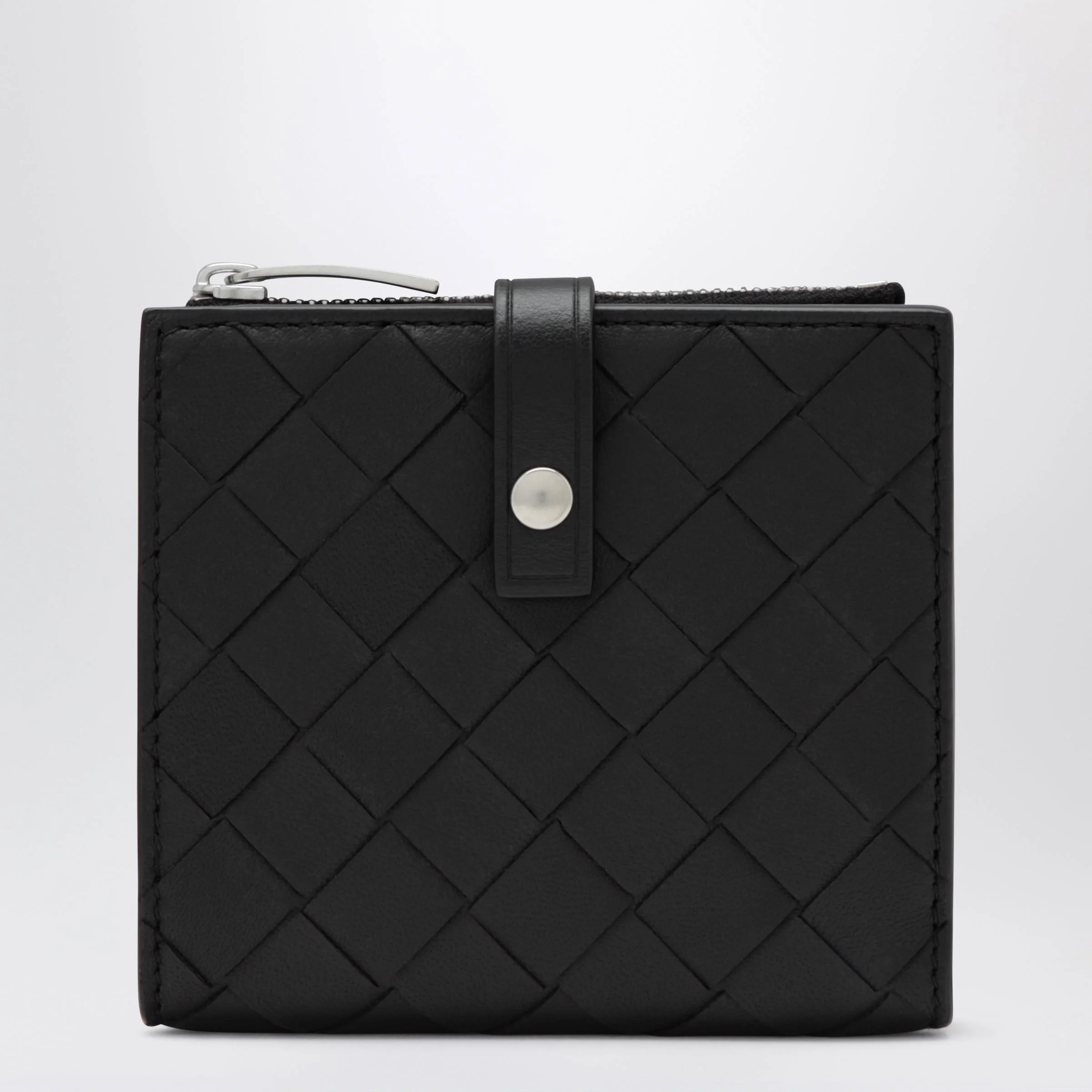 Black Braided Wallet - 1