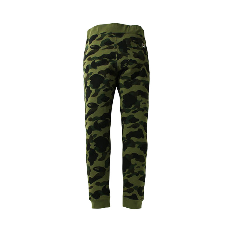 A BATHING APE® BAPE 1st Camo Shark Slim Fit Sweatpants 'Green' outlook