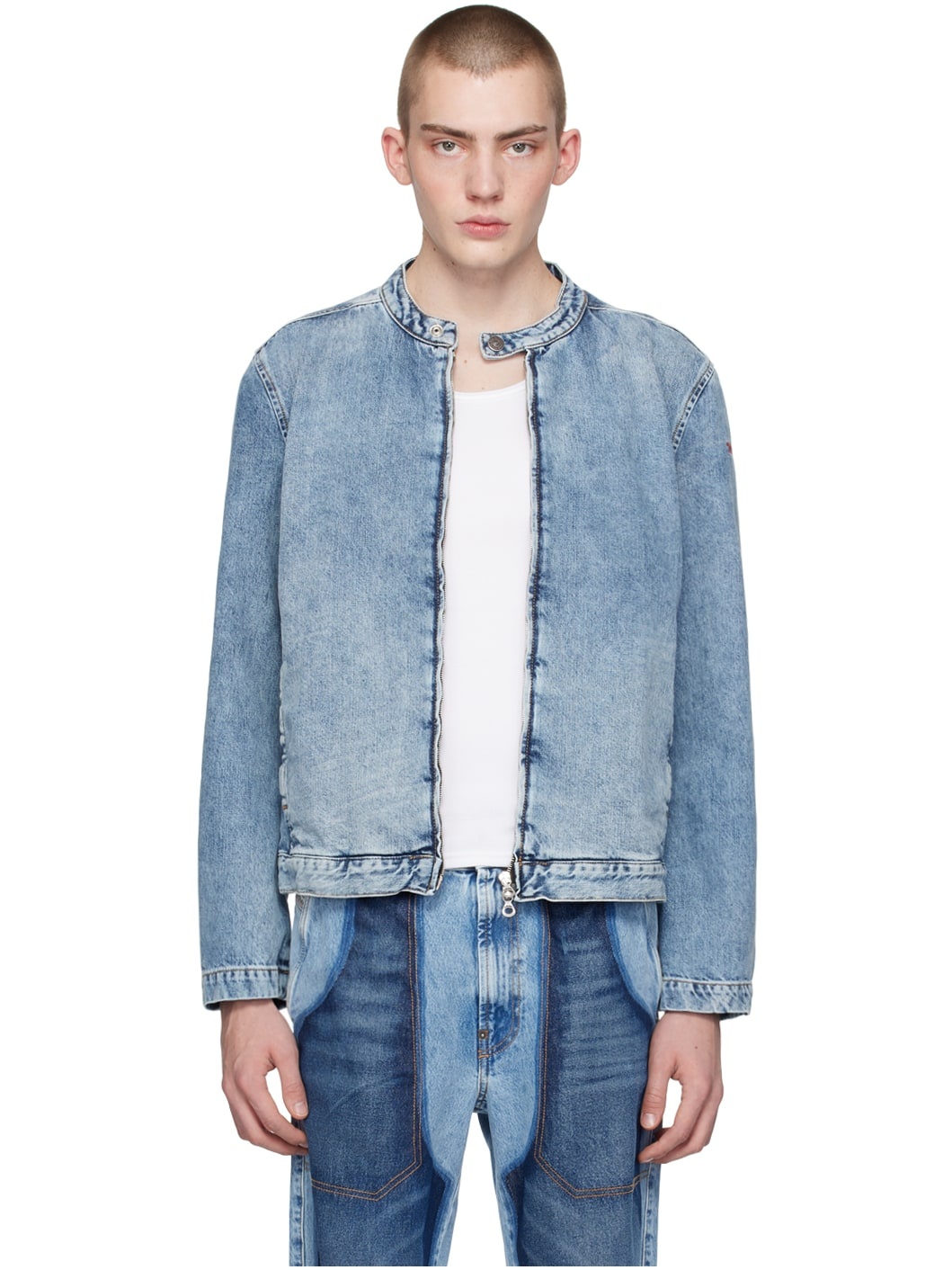 Blue D-Glory Denim Jacket - 1